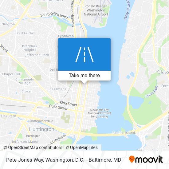 Pete Jones Way map