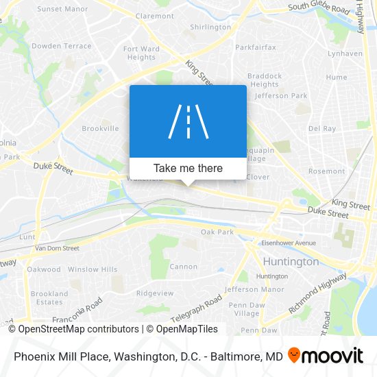 Phoenix Mill Place map