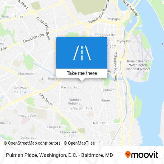 Pulman Place map