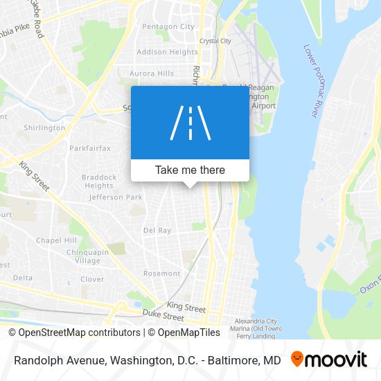 Randolph Avenue map