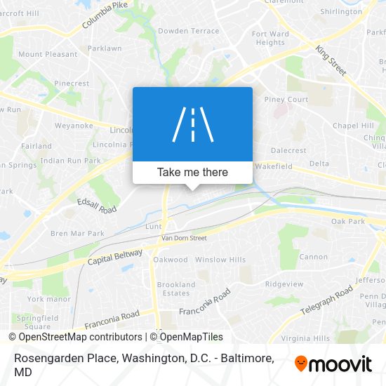 Rosengarden Place map