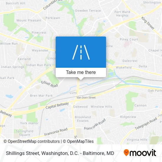 Shillings Street map