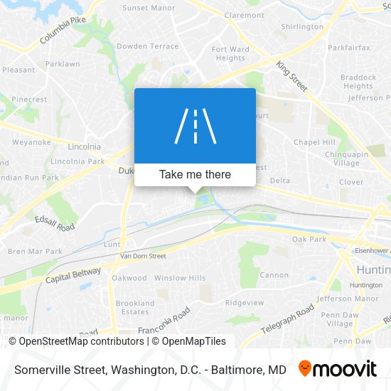 Somerville Street map