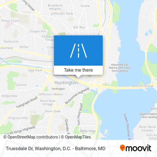 Truesdale Dr map