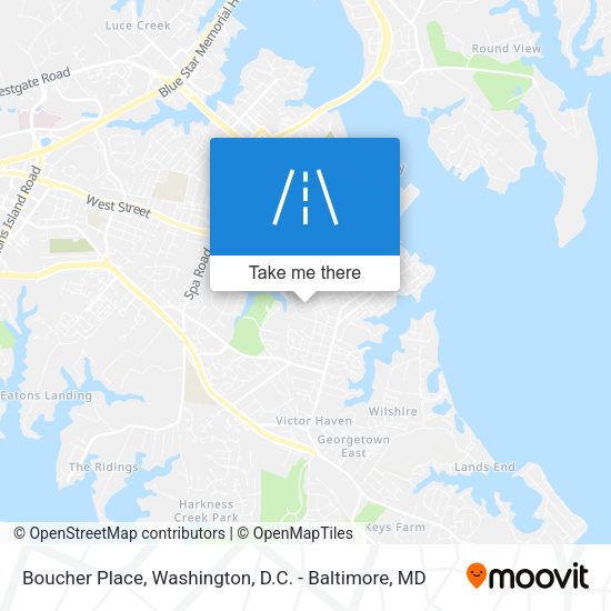 Boucher Place map