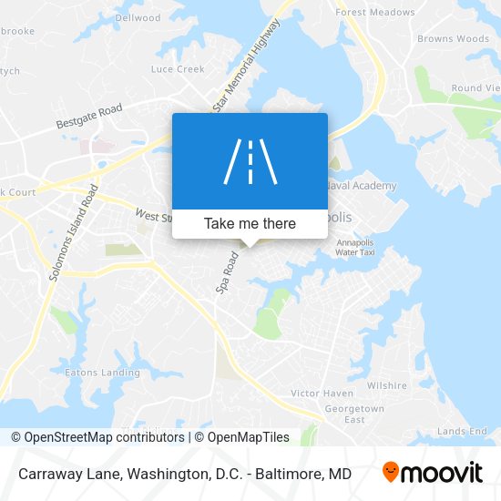 Carraway Lane map