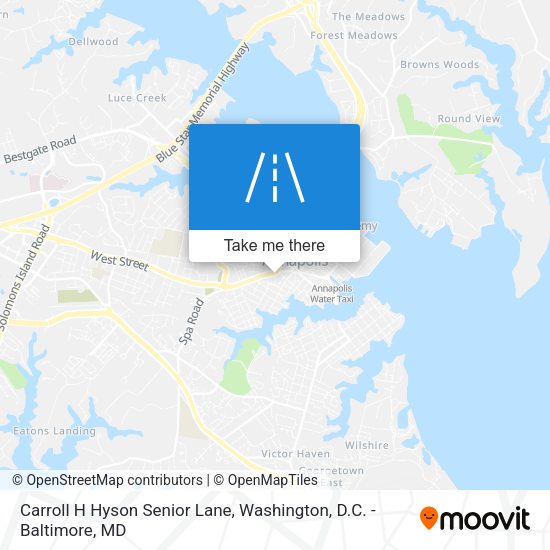 Mapa de Carroll H Hyson Senior Lane