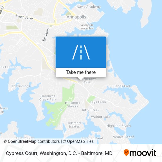 Cypress Court map