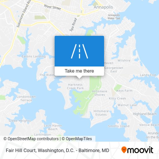 Fair Hill Court map