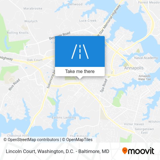 Mapa de Lincoln Court