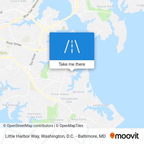 Little Harbor Way map