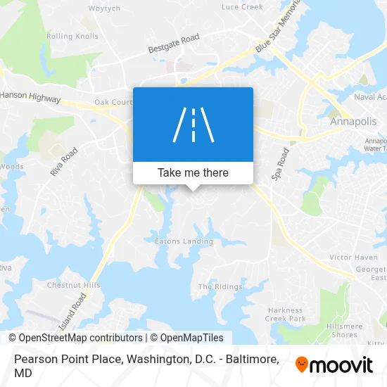 Pearson Point Place map
