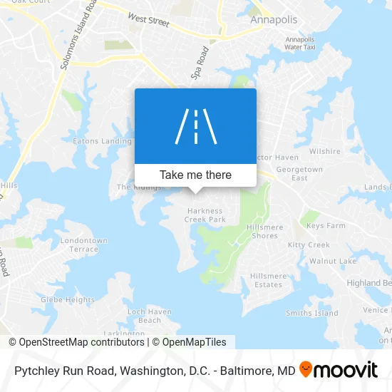 Pytchley Run Road map