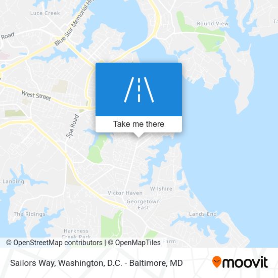 Sailors Way map