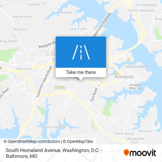 Mapa de South Homeland Avenue