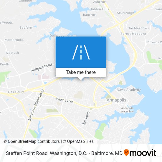 Mapa de Steffen Point Road