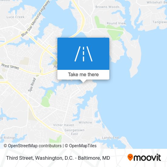 Third Street map