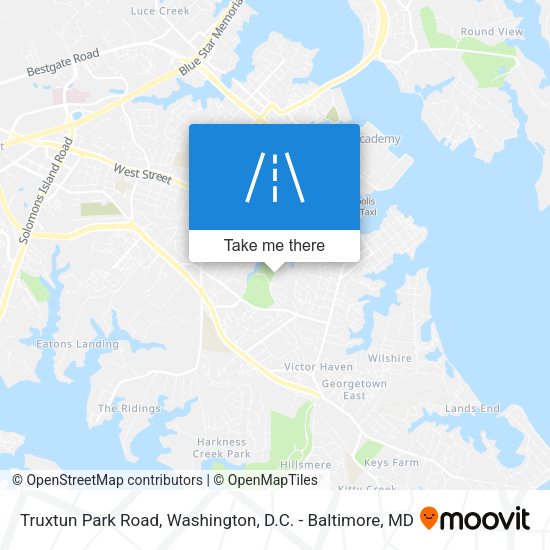 Truxtun Park Road map