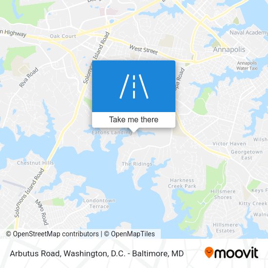 Arbutus Road map