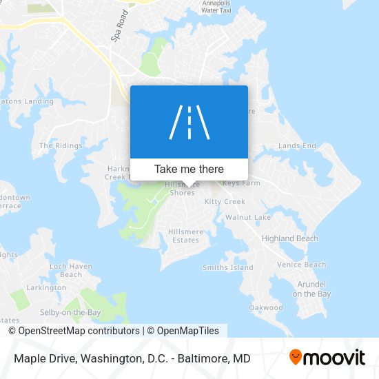 Maple Drive map