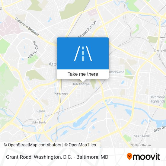 Grant Road map