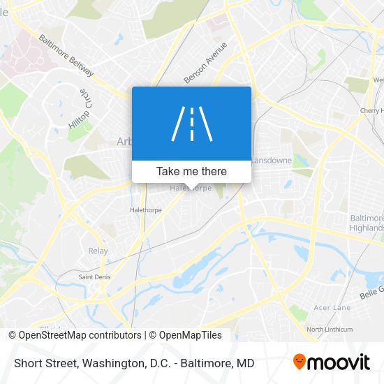 Short Street map
