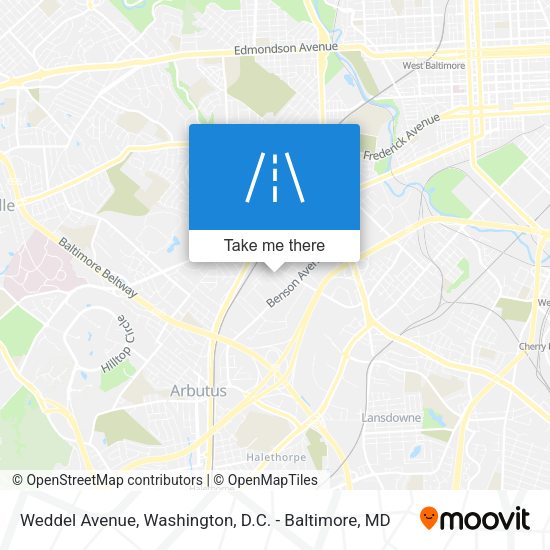 Weddel Avenue map