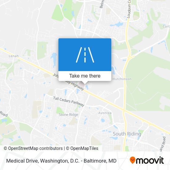 Mapa de Medical Drive