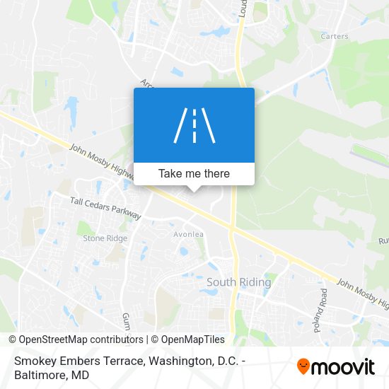 Smokey Embers Terrace map