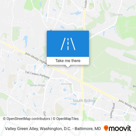 Valley Green Alley map