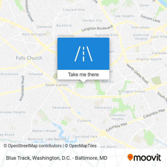 Blue Track map