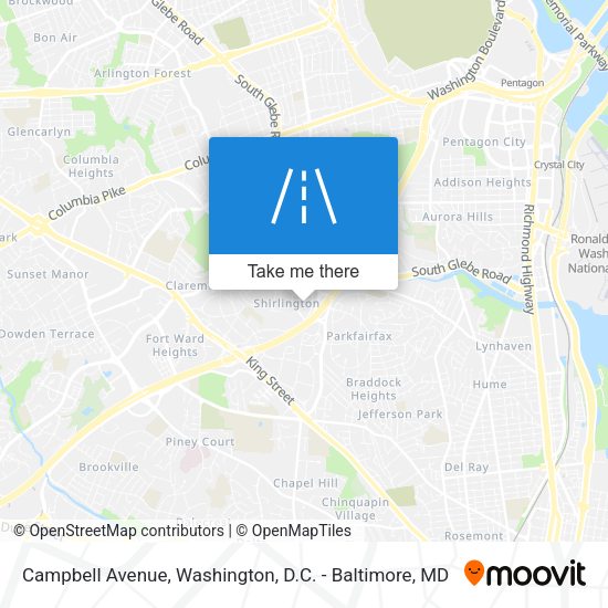 Mapa de Campbell Avenue