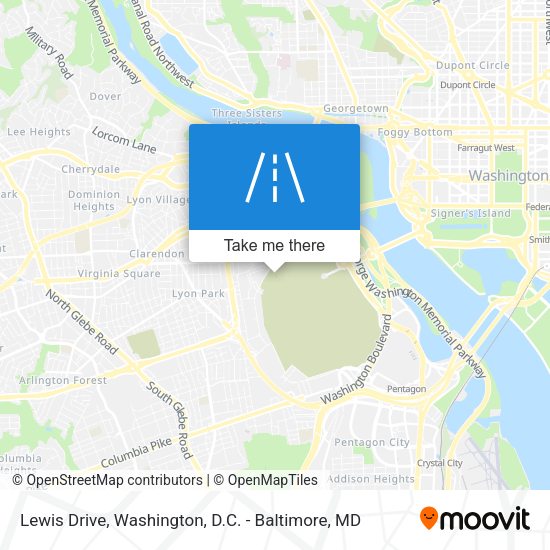 Mapa de Lewis Drive
