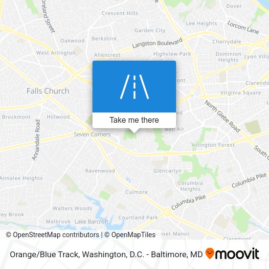 Orange/Blue Track map