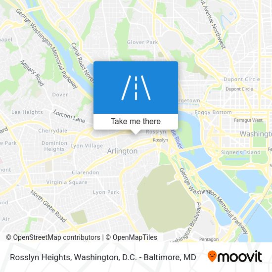 Rosslyn Heights map