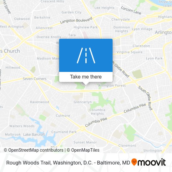 Rough Woods Trail map