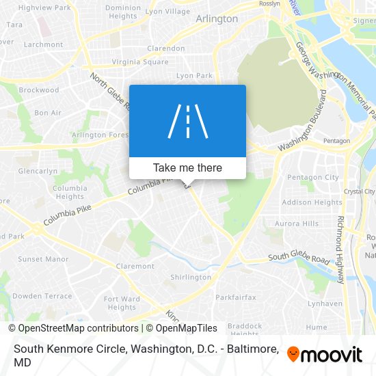 Mapa de South Kenmore Circle