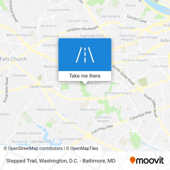 Stepped Trail map