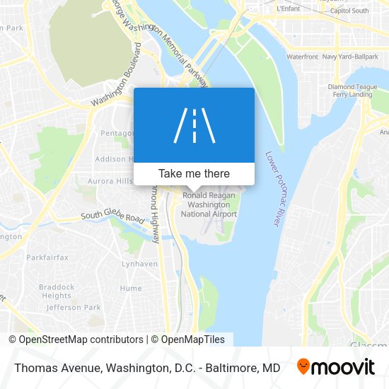 Mapa de Thomas Avenue
