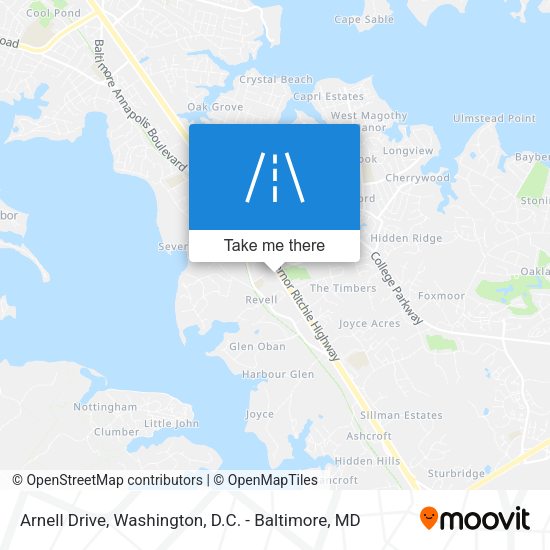 Arnell Drive map