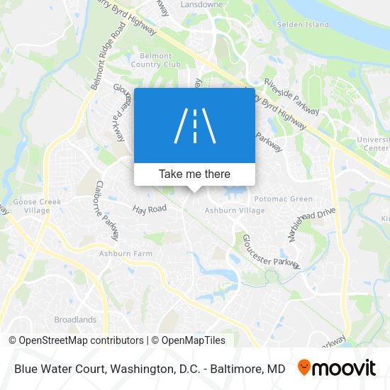 Blue Water Court map