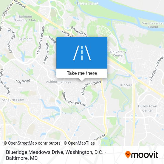 Mapa de Blueridge Meadows Drive