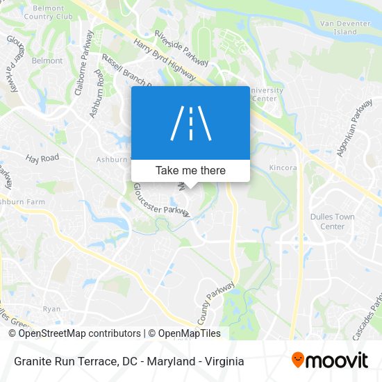Granite Run Terrace map