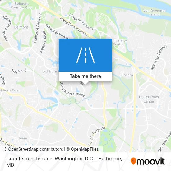 Granite Run Terrace map