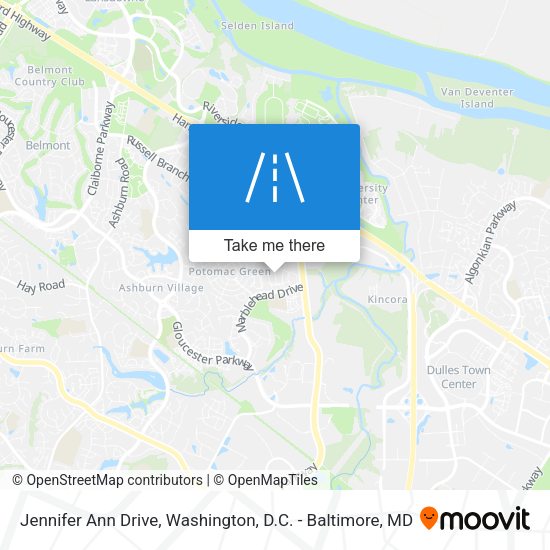 Jennifer Ann Drive map