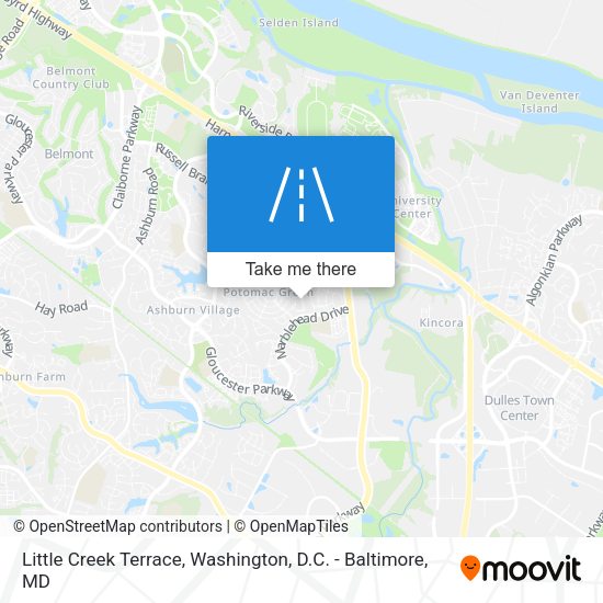 Little Creek Terrace map