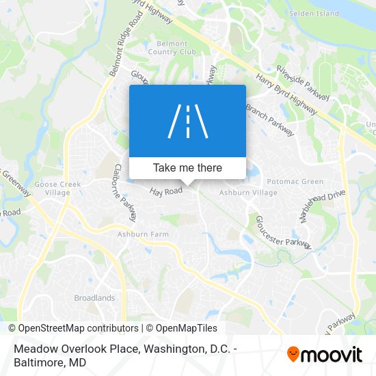 Mapa de Meadow Overlook Place