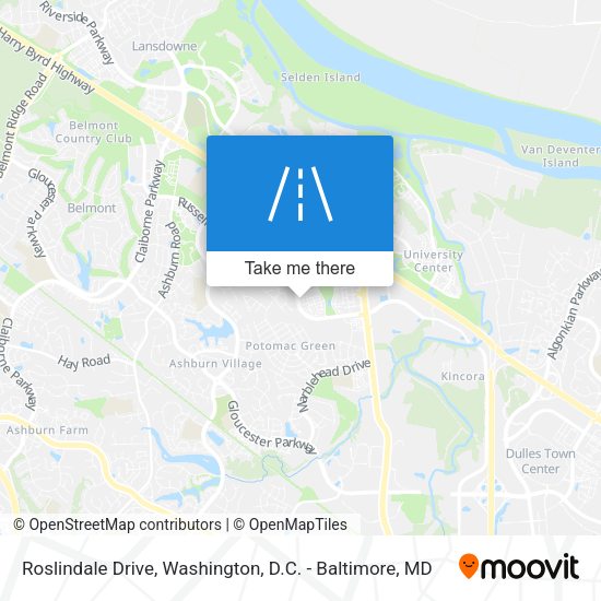 Roslindale Drive map