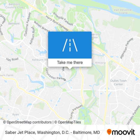 Saber Jet Place map