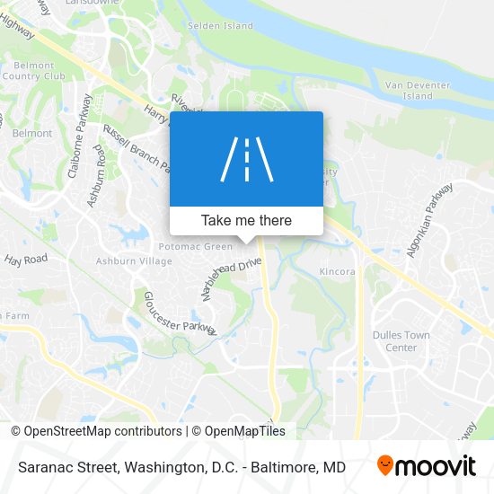 Saranac Street map